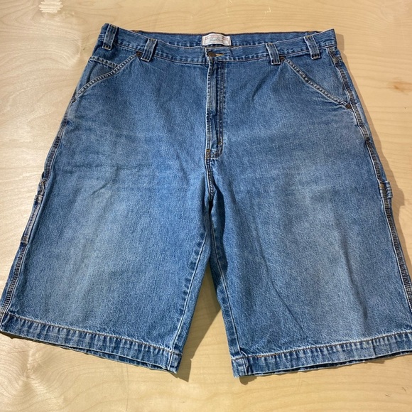 Levi’s Strauss Signature Men's Blue Denim Shorts 40 (ID) - Picture 6 of 14